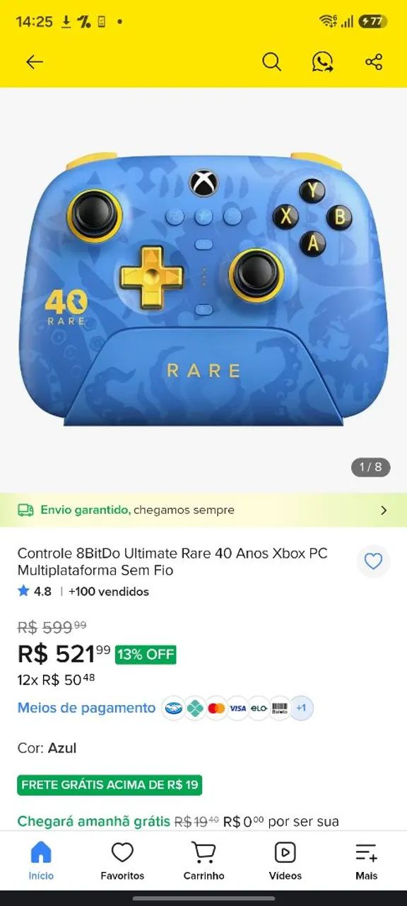 Controle 8bitdoo  - Foto 3