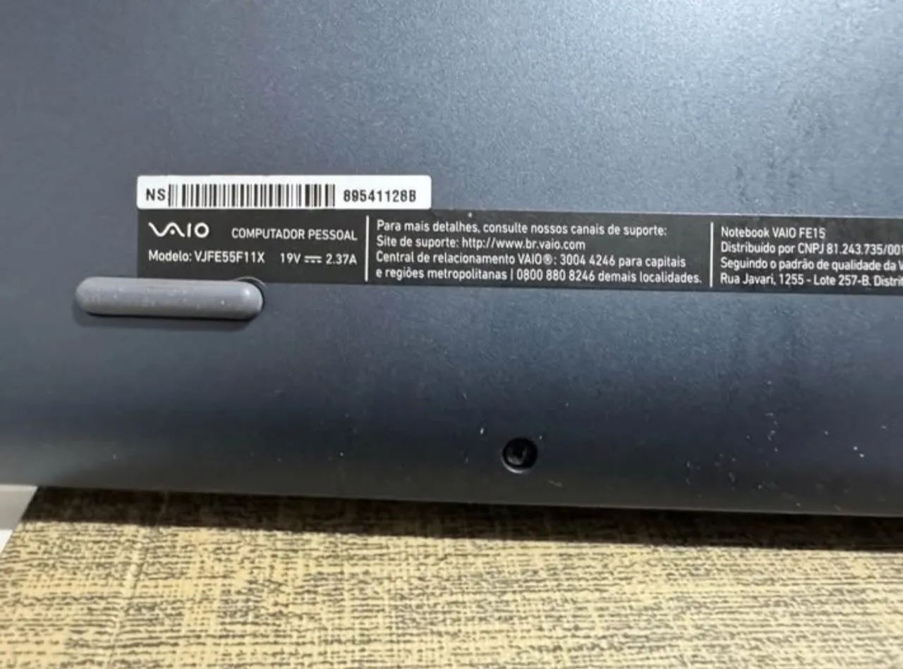 Notebook VAIO FE15 8gb de RAM - Foto 5