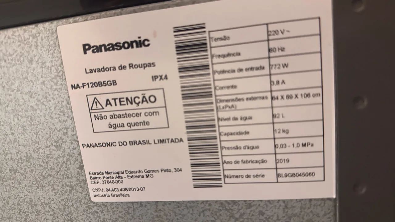 Maquina de Lavar Panasonic 12kgs - Foto 2