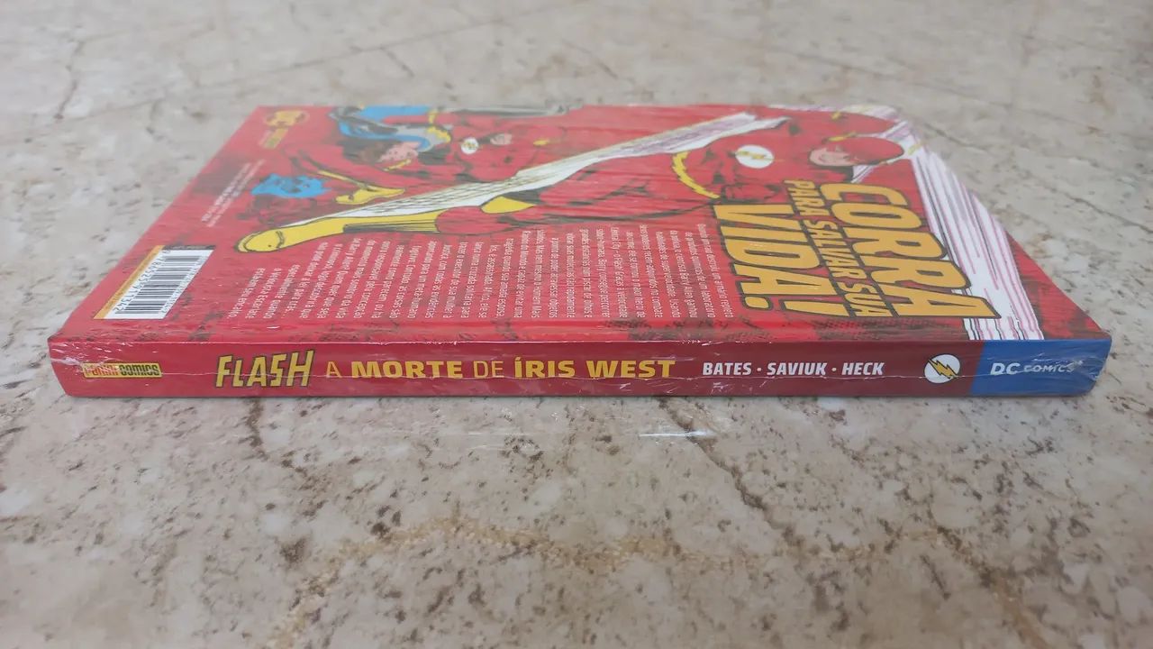 Flash A Morte de Iris West em Capa Dura Lacrada da Editora Panini - Foto 3