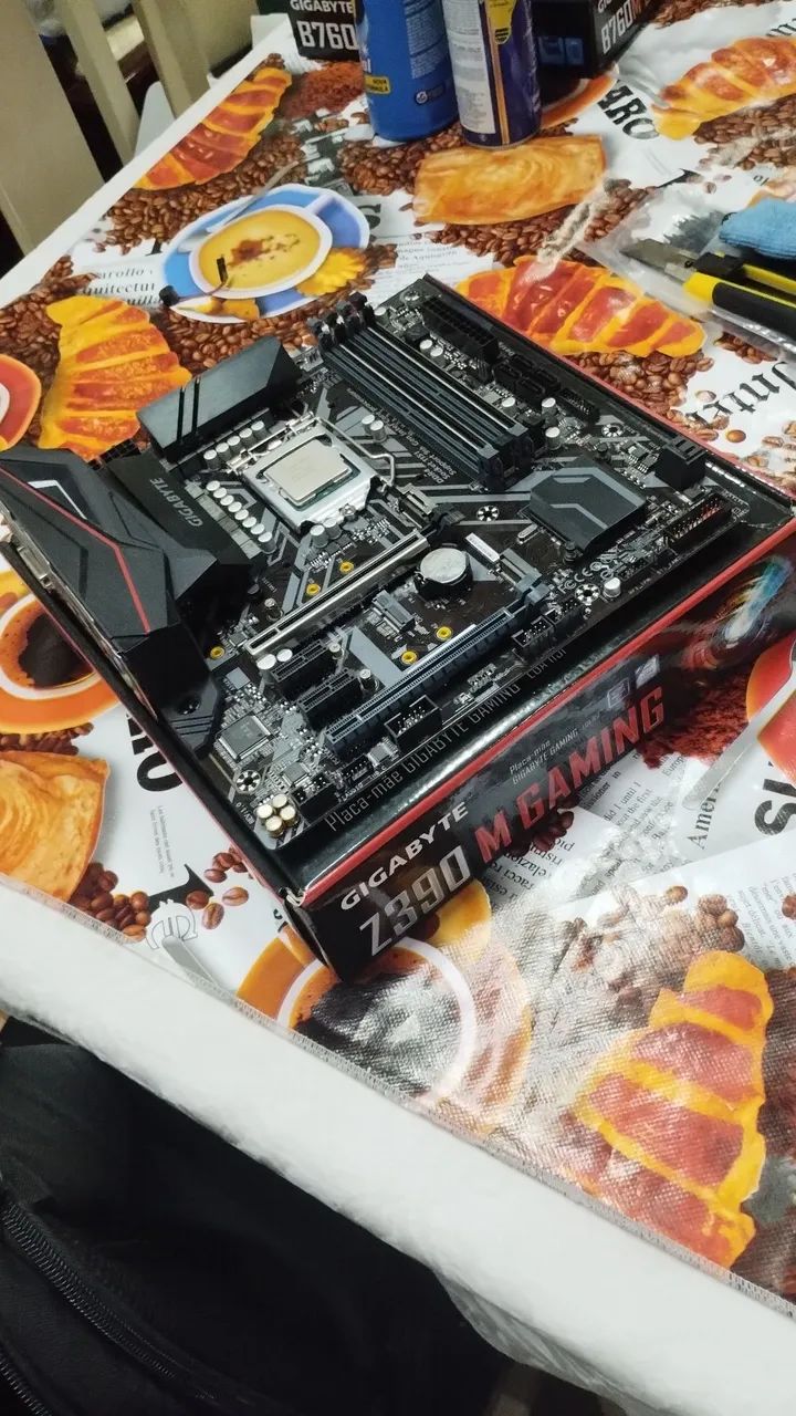 Kit placa mãe + processador 