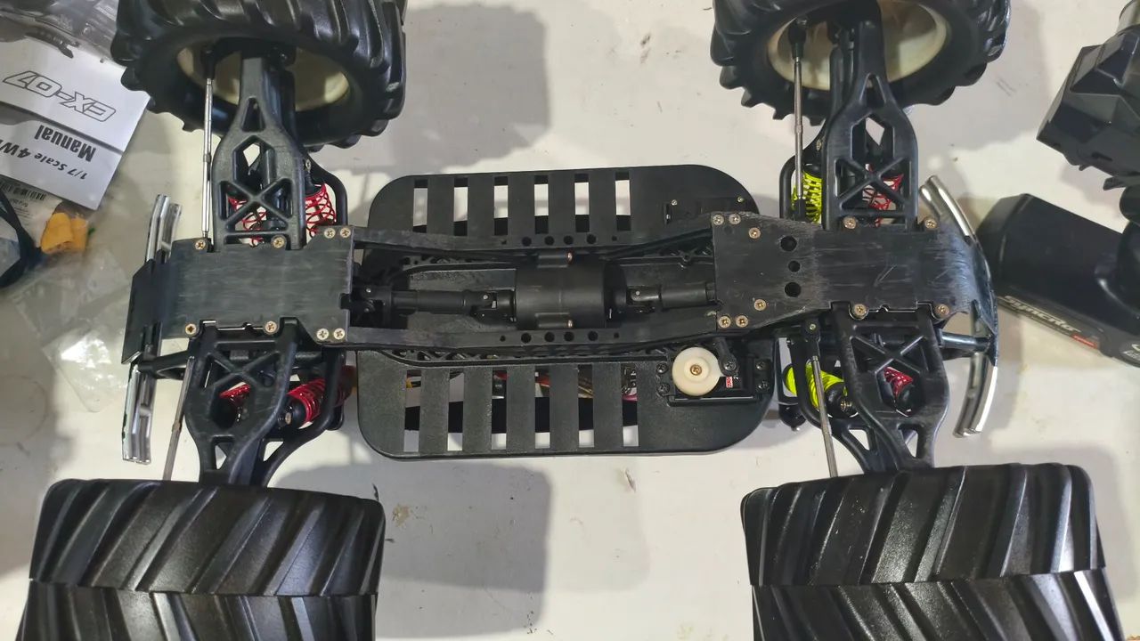 Rc Automodelo Traxxas Emaxx 2 motores 4s 2 macha - Foto 4