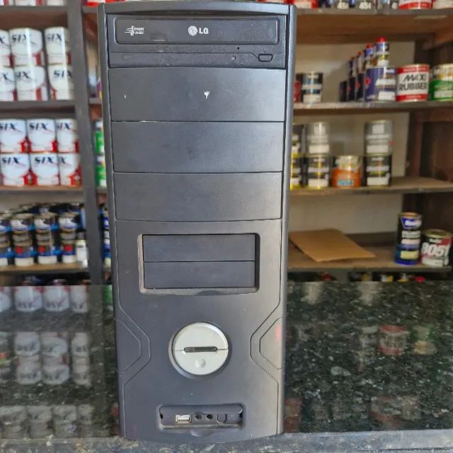 Computador AMD Sempron 4GB DDR3 com Gabinete - Testado e Funcionando