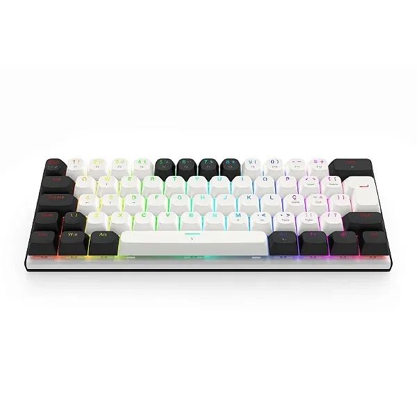 Teclado Magnético Redragon Magnético Pink K683BW-RGB - Foto 2