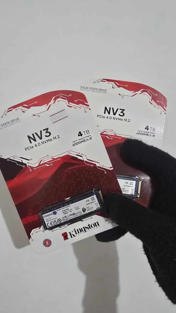 SSD Kingston nVme 4Tb Lacrado