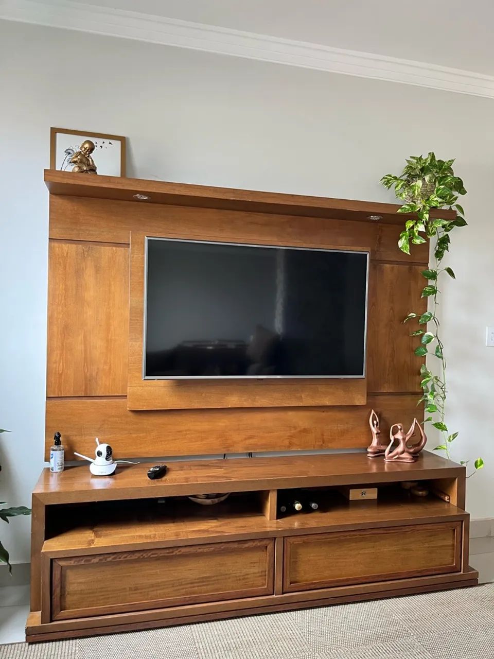Rack para TV de até 65 polegadas em madeira! - Foto 2