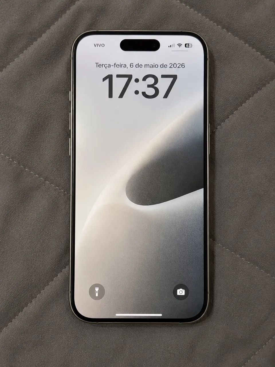 iPhone 15 Pro Branco - Muito Conservado - Foto 5