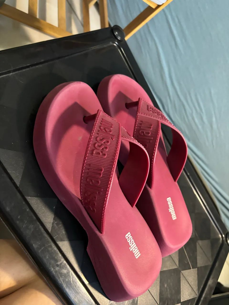 Melissa Flatform M-Lover vinho  nº 37 original - ref. 35858 - Foto 4