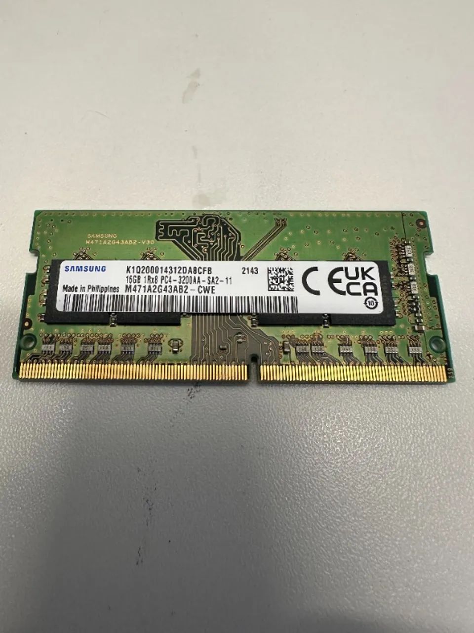 Memória RAM Samsung 16GB DDR4 3200MHz p/ Notebook - Memória RAM