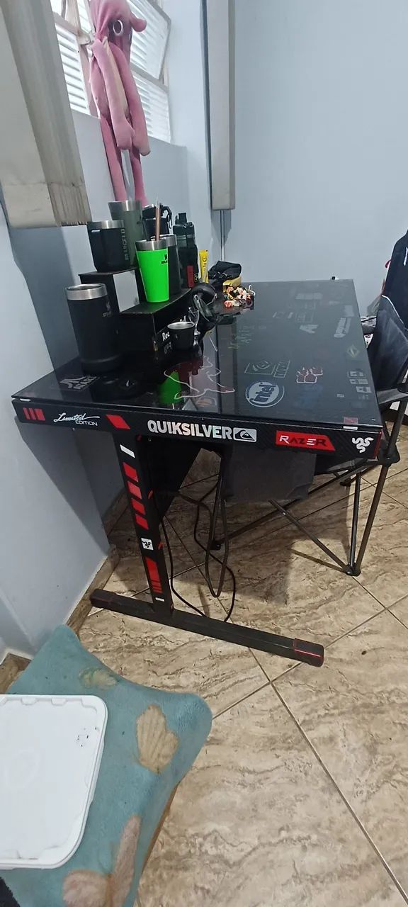 Mesa Office-Gamer Customizada - Foto 2