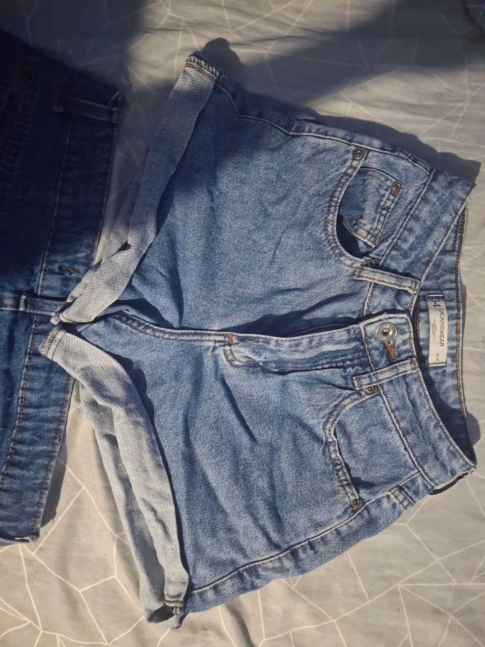 Short Jeans tamanho 34 - Foto 2