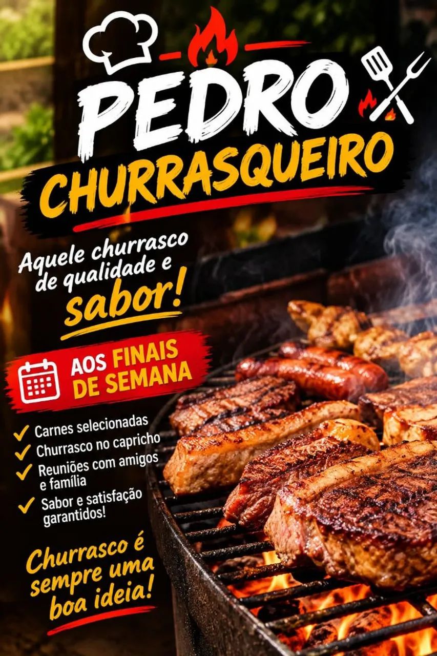 Churrasco na brasa 