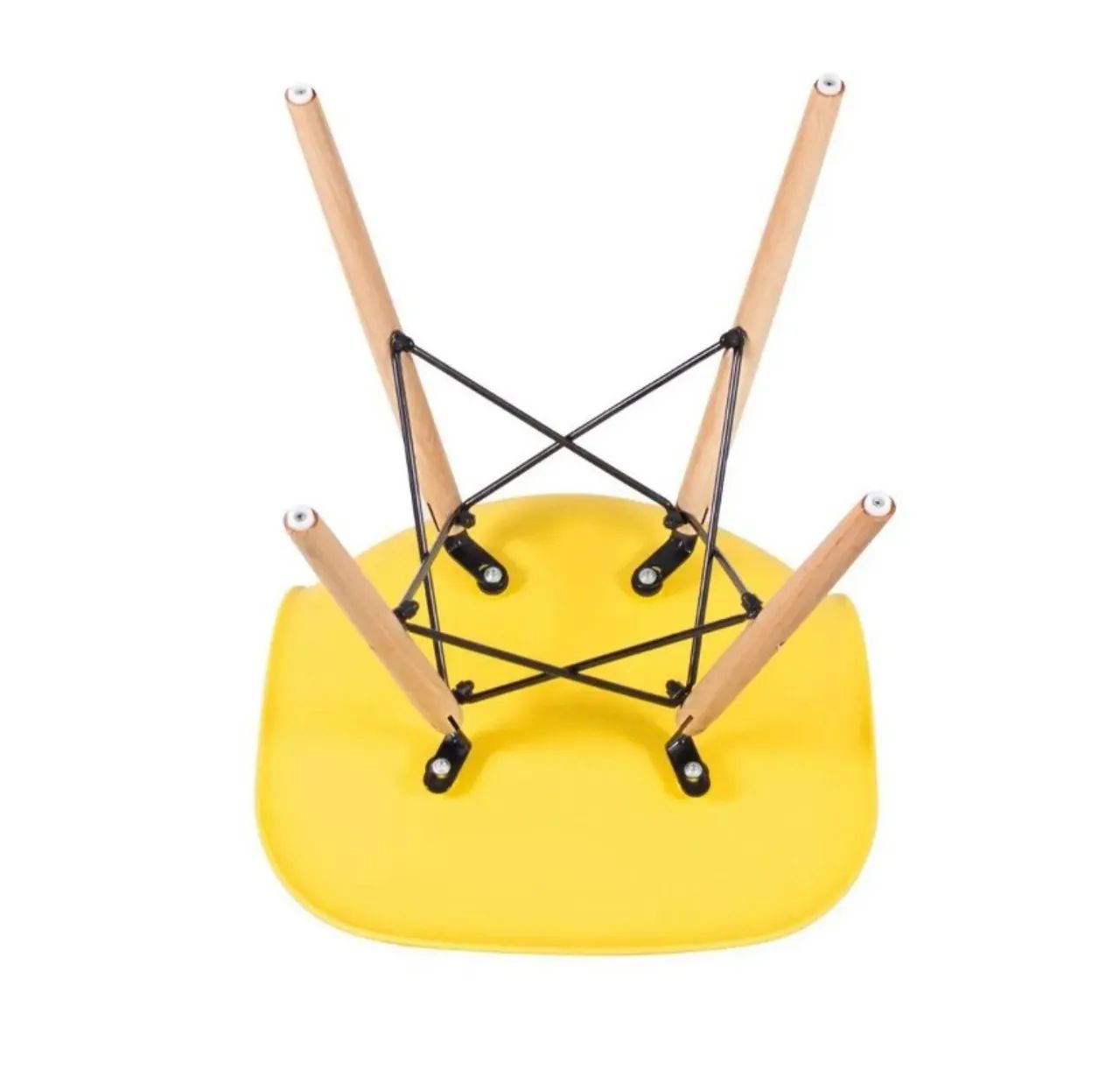 Cadeiras Eames Eiffel Amarela - Foto 4