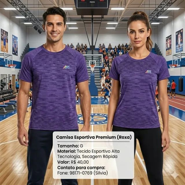 Camisa esportiva 