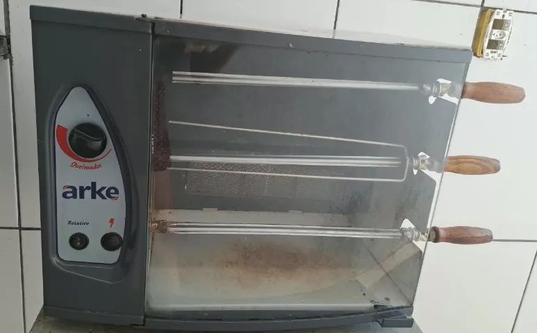 Assadeira de frango 3 espetos
