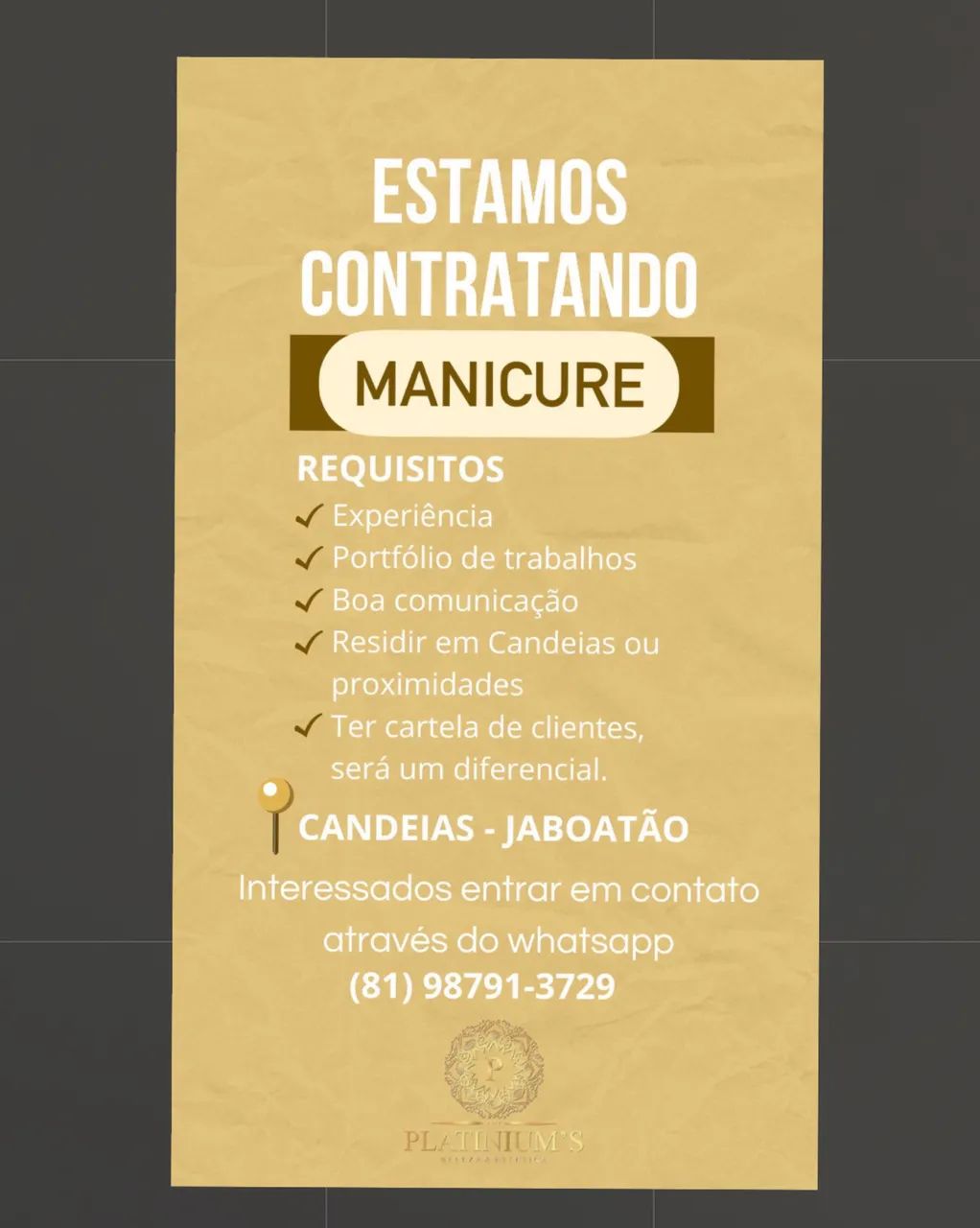 Cabelereiro e Manicure 