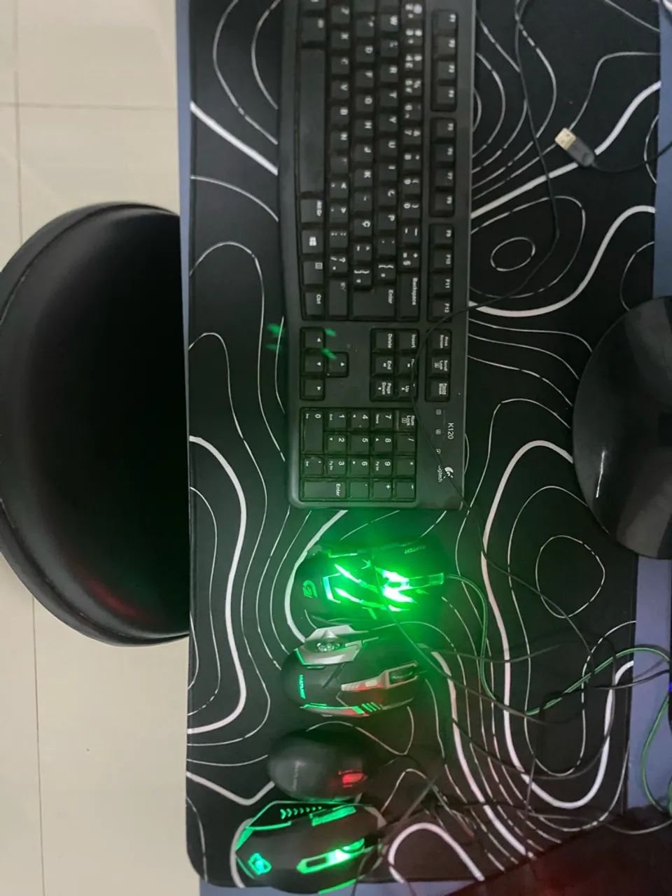 Vendo kit teclado da logitech com qualquer mouse da sua escolha  - Foto 2