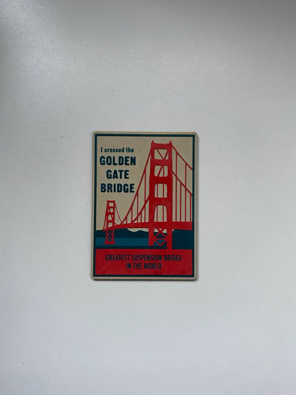 imã de geladeira - golden gate bridge