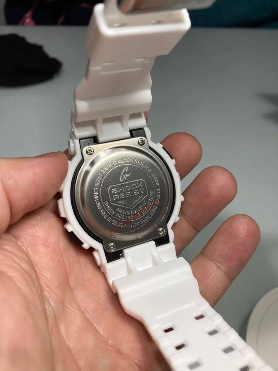 Relógio Casio G-Shock Branco com rose - Foto 3