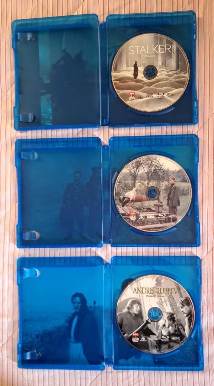 Blu-rays Stalker, Andrei Rublev e Vá e Veja - Foto 3