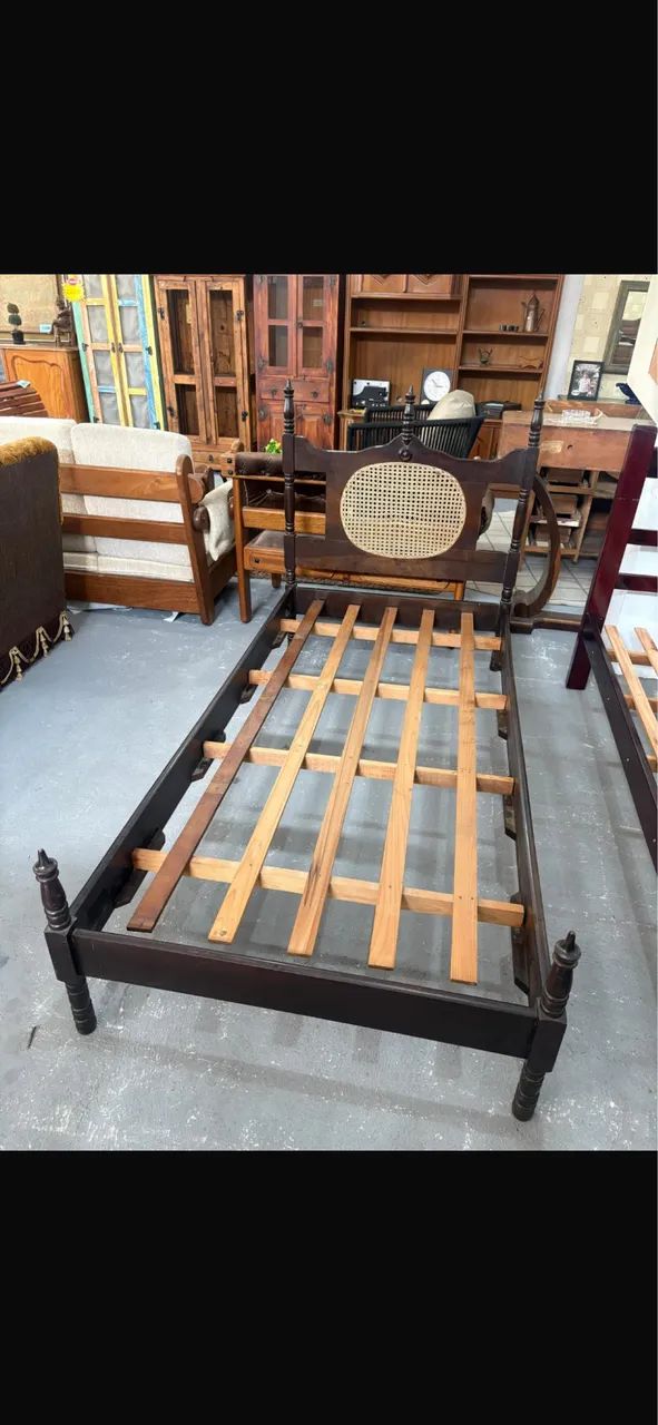 PROMOÇÃO- Cama de solteiro - palhinha  - Foto 3