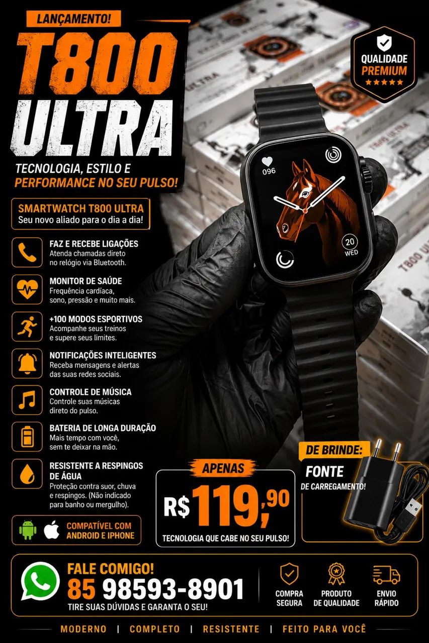 SMARTWATCH T800 ULTRA 
