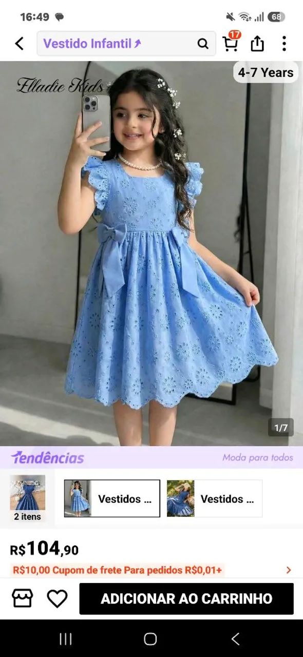 Vestido Menina