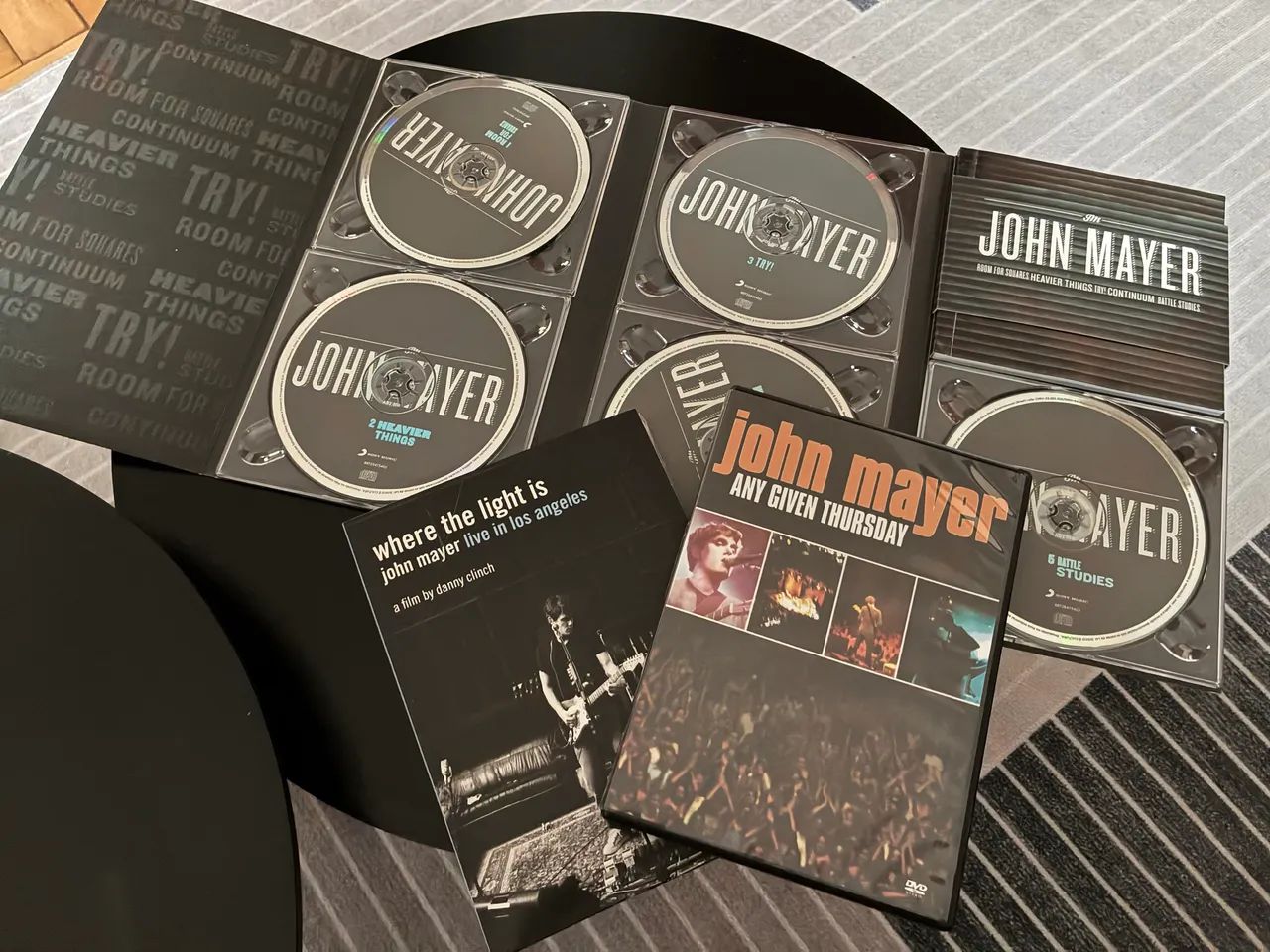 Coleção Cd e DVDs - John Mayer - Boxset + Any Given Thursday + Where The Light Is - Foto 2