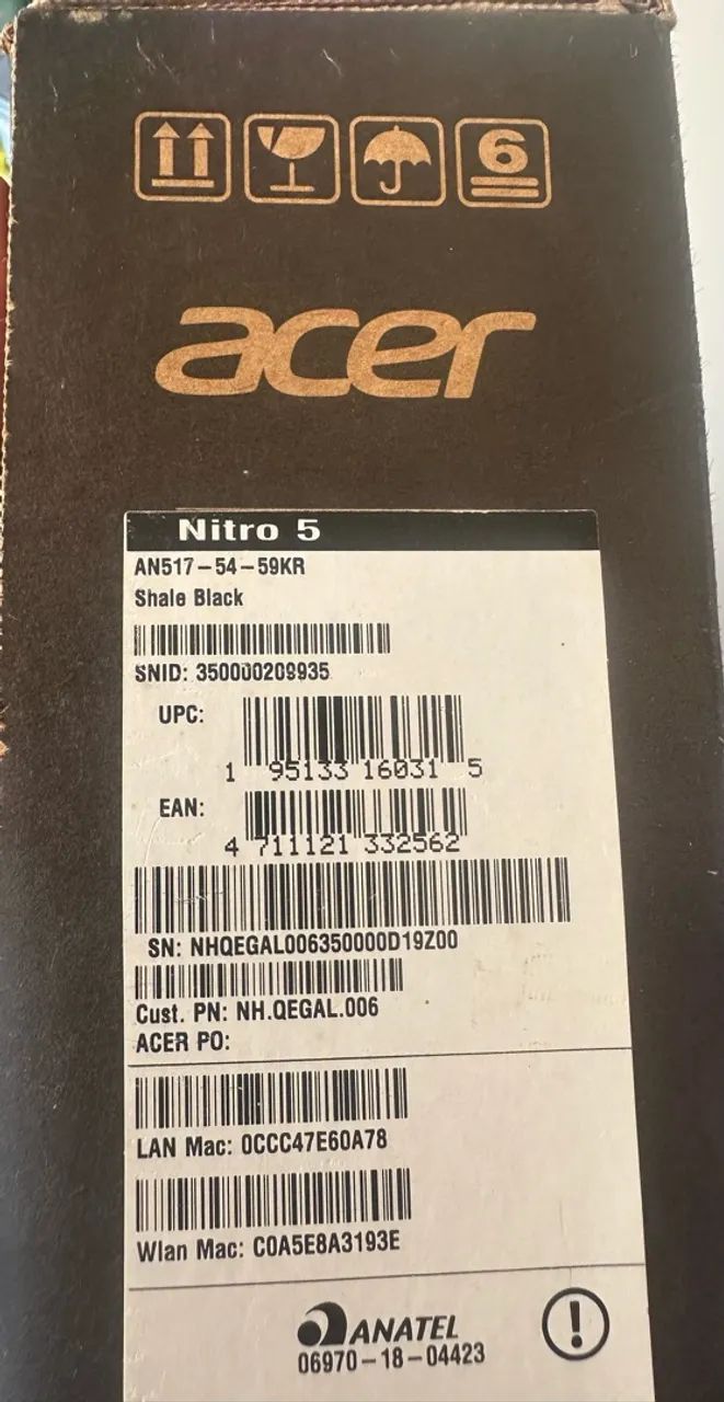 Notebook gamer Acer nitro 5 17polegadas - Foto 5
