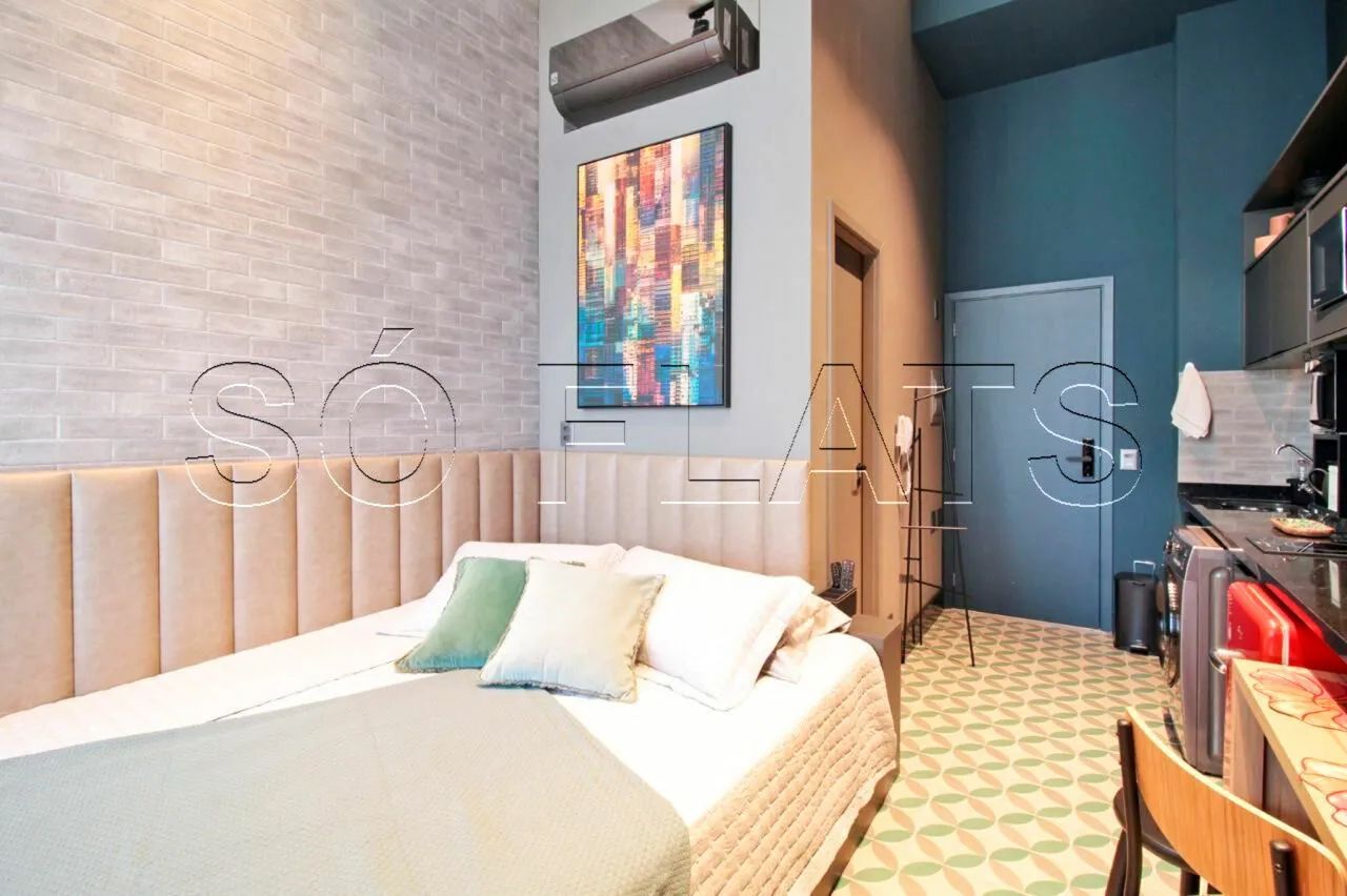 Studio Ibira You Moema, studio disponível para locação com 20m² e 1 dormitório. - Foto 2