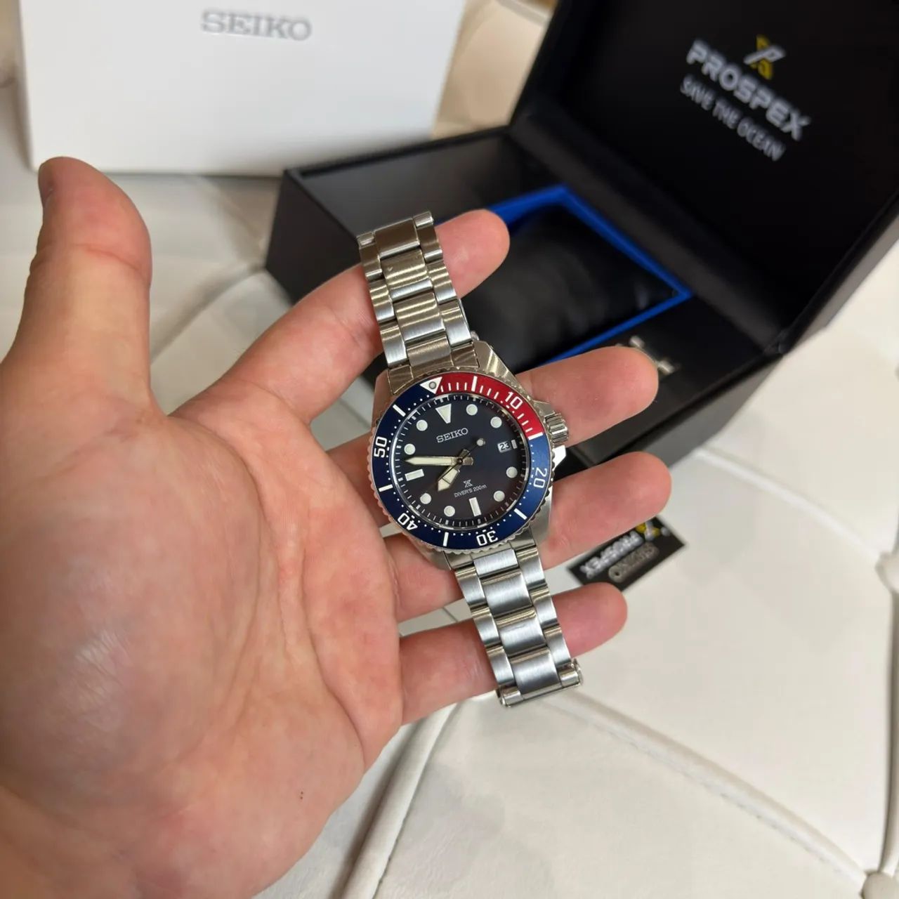Seiko Prospex Solar Diver Pepsi - Foto 3