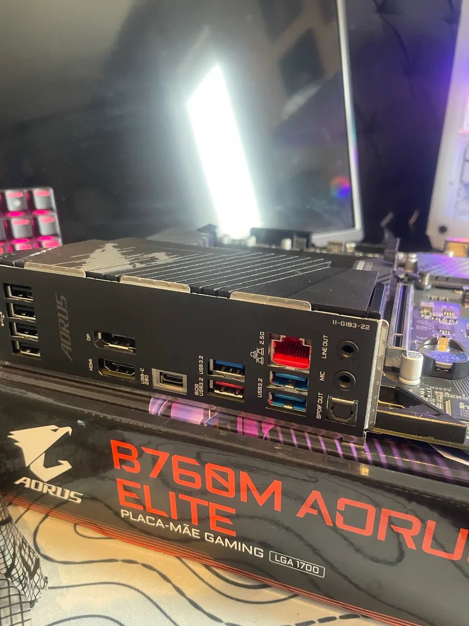 Placa Mãe Aorus Elite B760M NOVA! - Foto 2