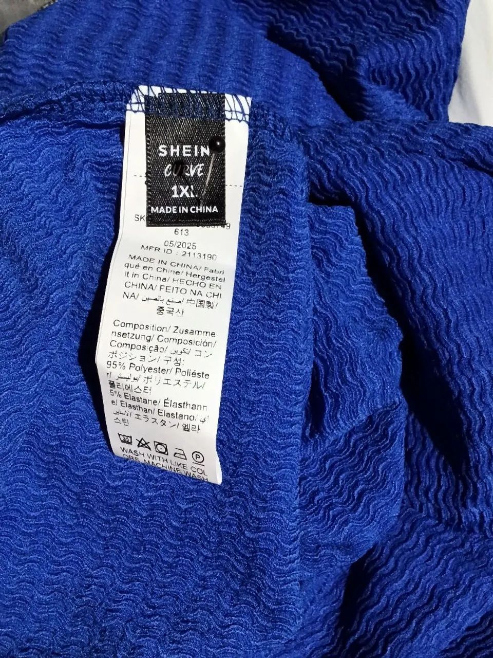 Macacão Shein ,G1 azul Royal  - Foto 5