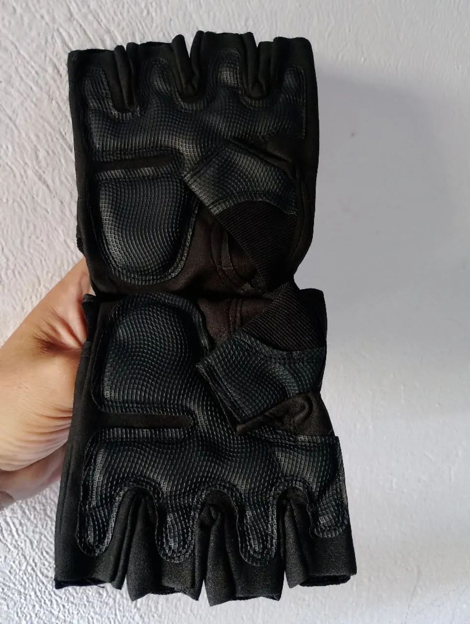 Luvas táticas acabamento eu couro Auta proteção  - Foto 4