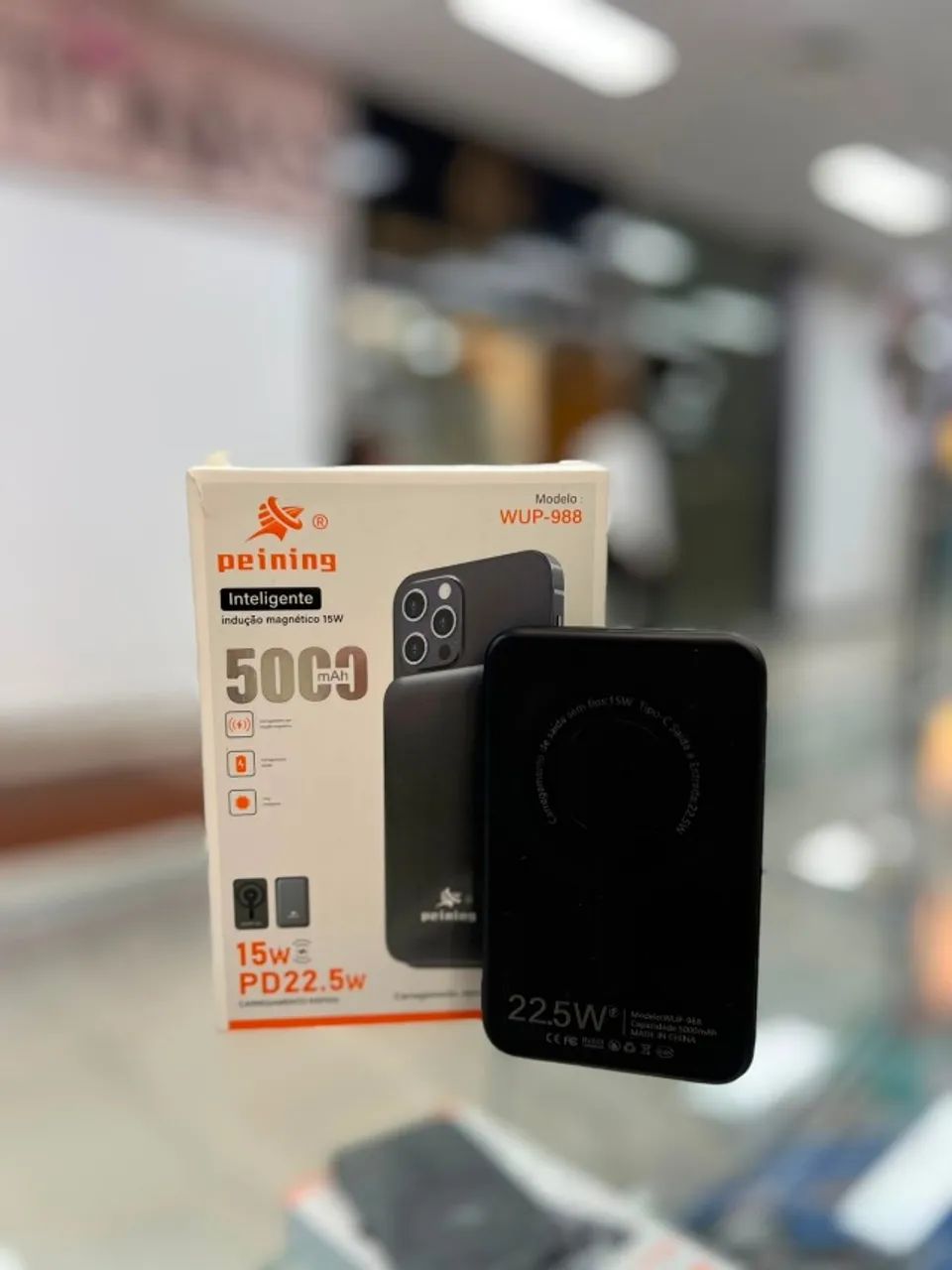 POWER BANK INDUÇÃO 5000mAh PEINING 