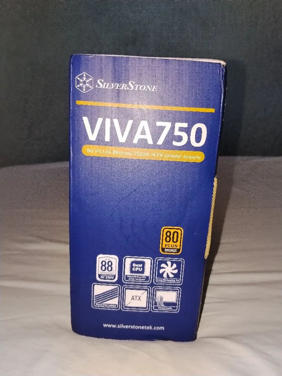 Fonte de Alimentação SilverStone viva 750w Plus Bronze 80  - Foto 2