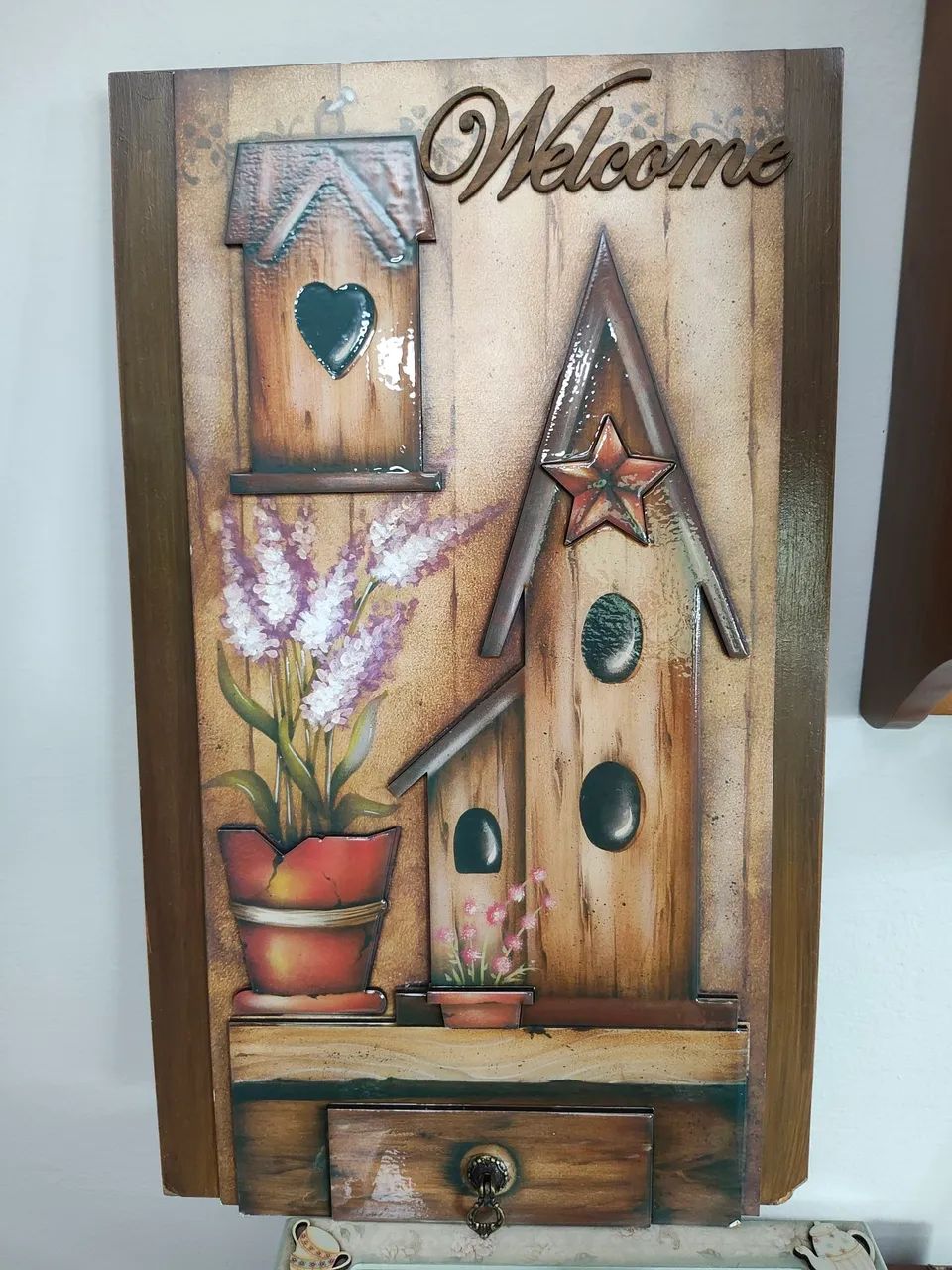 Peças Pintadas a mão - MDF - Foto 3