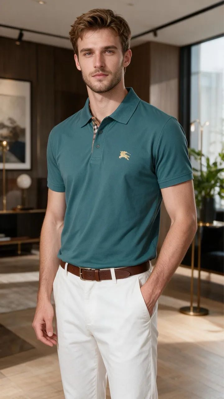 Burberry Premium Polo slim - Foto 4
