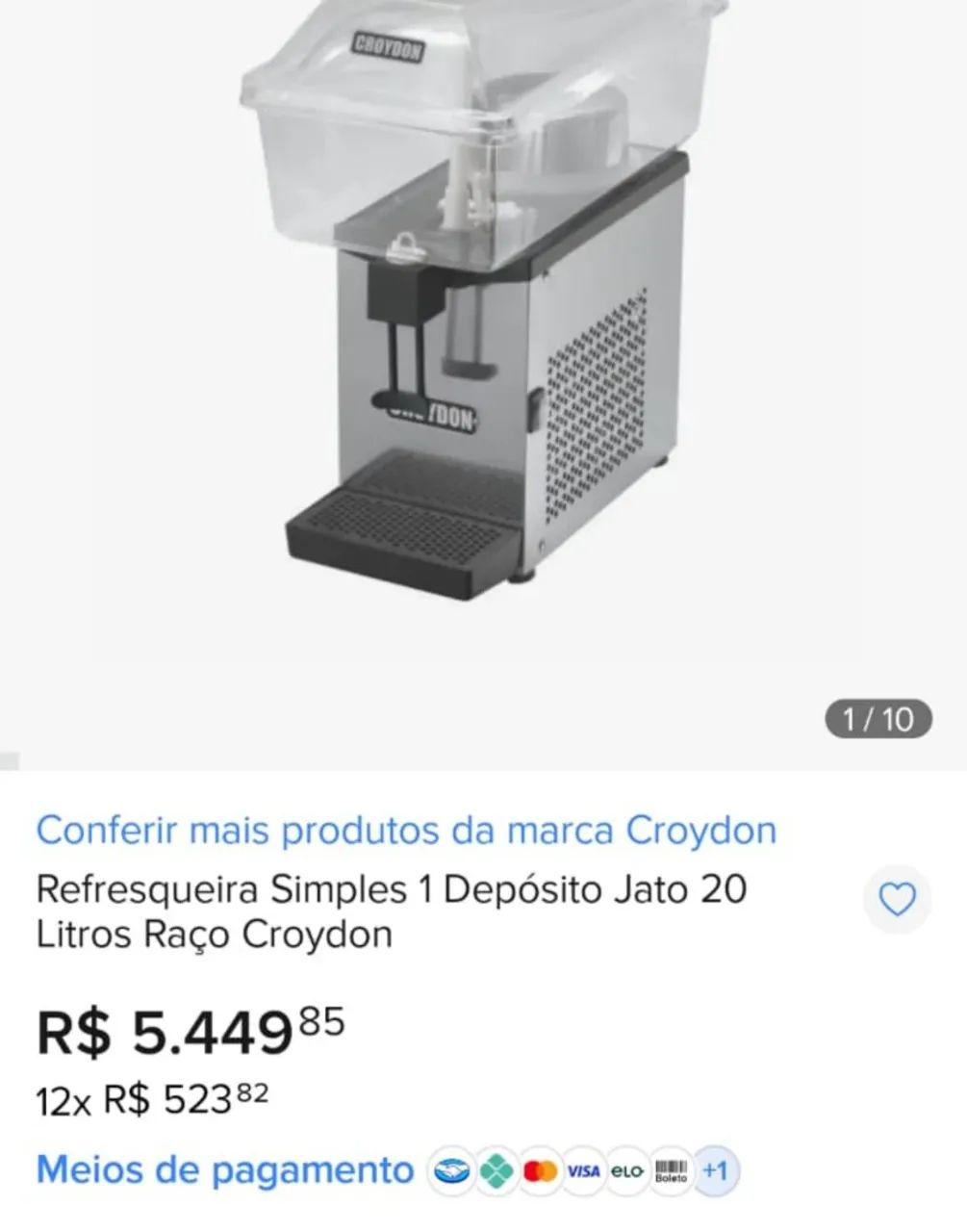 Refresqueira CROYDON  - Foto 3