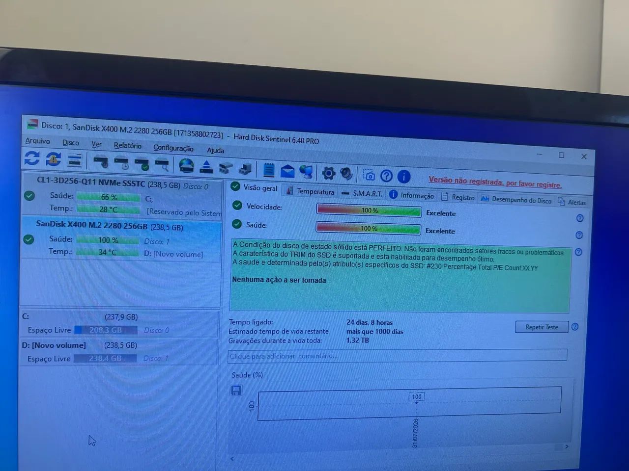 HD M.2 scan disk 256g - Foto 2