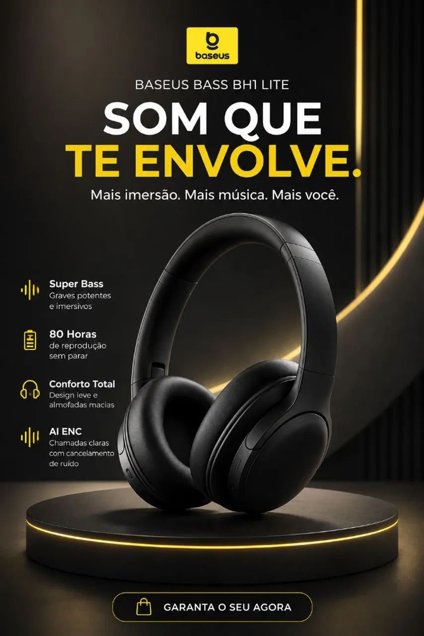 HEADPHONE BASEUS BH1 LITE 