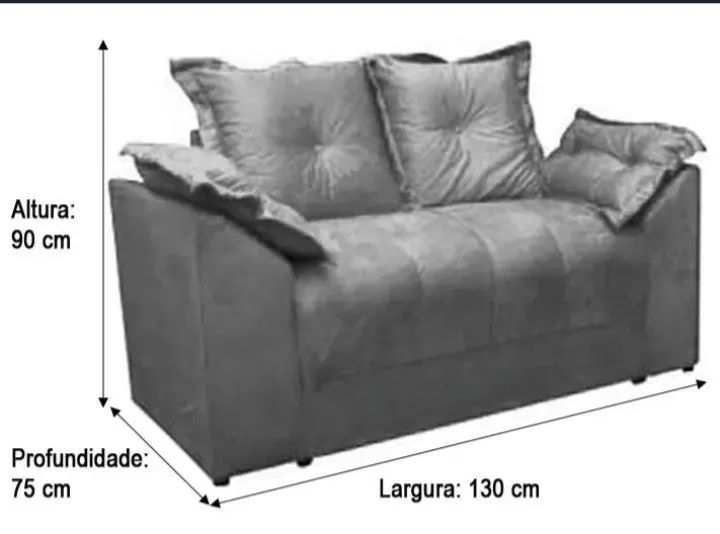 Sofá 2 lugares / promoção de fábrica  - Foto 5