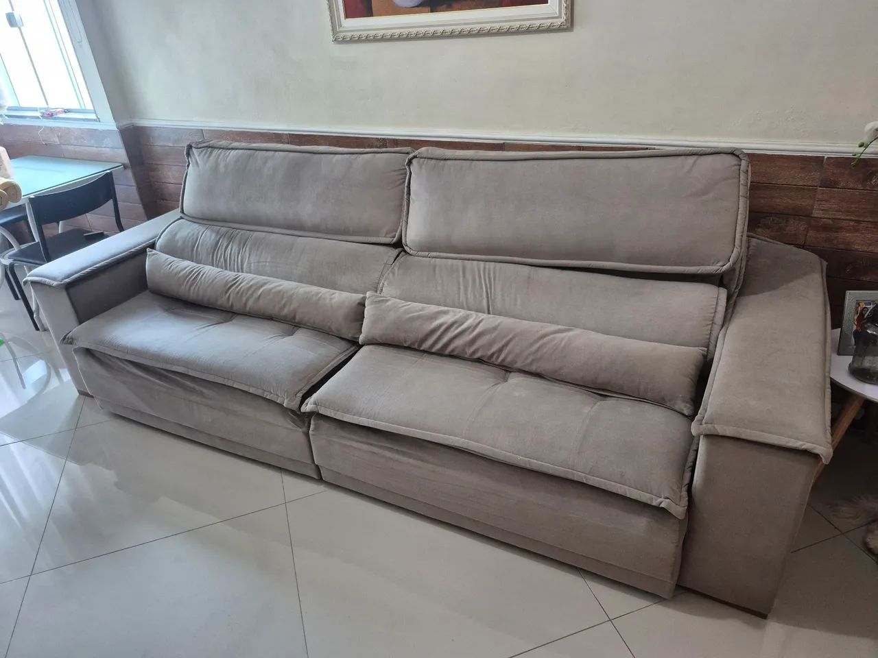 Sofá retrátil reclináveis com 2.90m