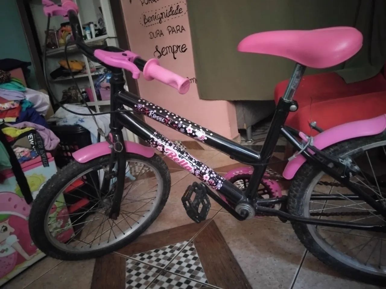 Bicicleta  infantil de menina - Foto 3