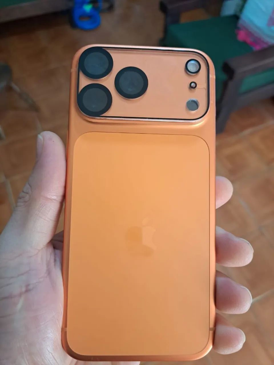 iPhone 17 Pro Max 512GB オレンジ 美品バッテリー100% iPhone 17 Pro Max 512GB - Impecável - Bateria 100% - Garantia 2027