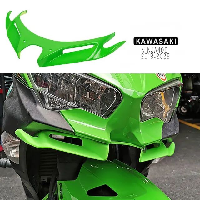 Spoiler de Carenagem Frontal Kawasaki Ninja 400 - Defletor