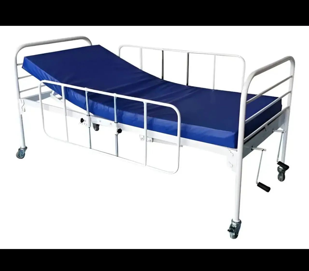 Cama hospitalar com colchão. - Foto 3