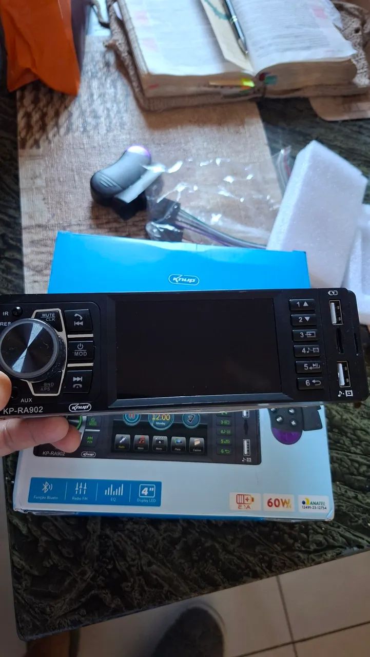 Rádio automotivo lcd
