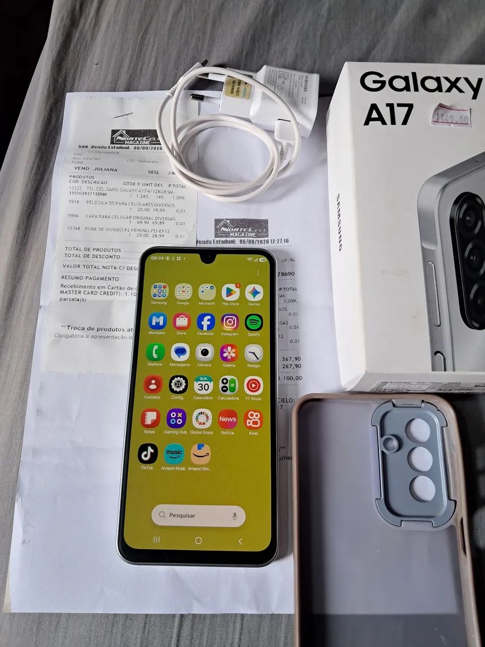 Celular Samsung Galaxy A17 novo  top - Foto 4