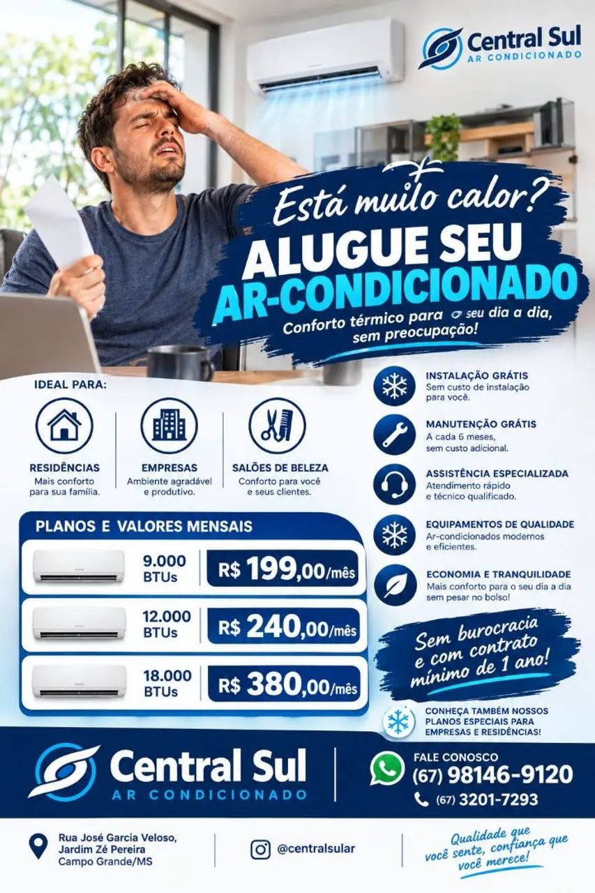 Ar Condicionado (ALUGUEL). - Foto 4